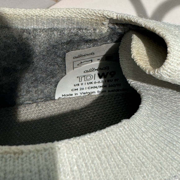 AllBirds Tree Dasher Womens Gray/White Running Shoes US 9 - Picture 2 of 12